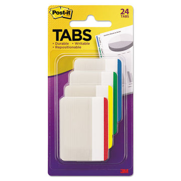 Post-it® Tabs Tabs, Lined, 1-5-cut Tabs, Assorted Primary Colors, 2" Wide, 24-pack freeshipping - TVN Wholesale